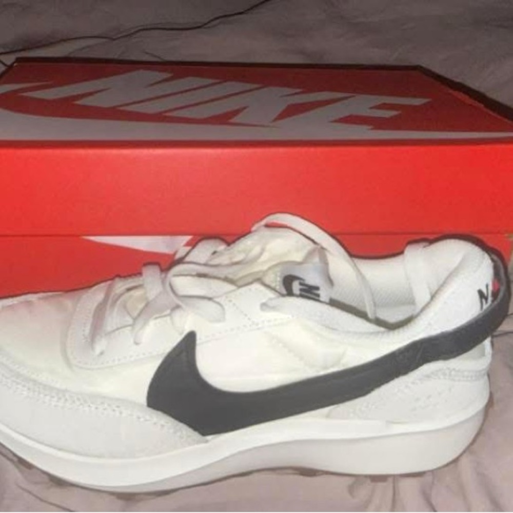 Nike Kids White and Black Sneakers